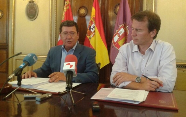 César Rico y Borja Suárez en la Junta de Gobierno de la Diputación